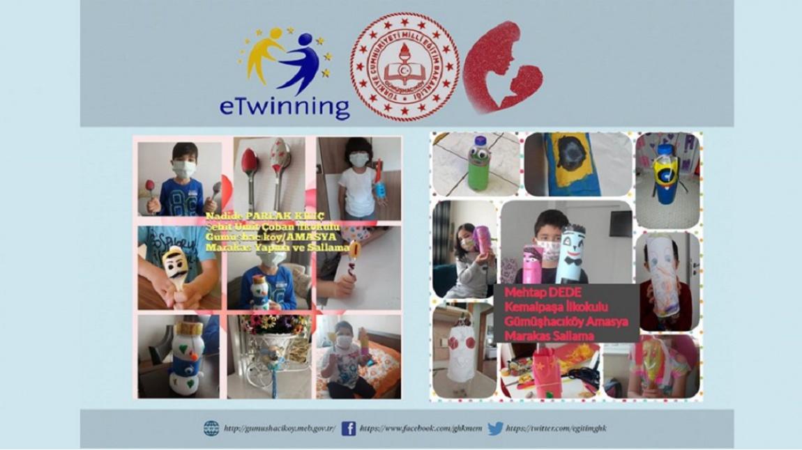 Gümüşhacıköy İlçesi Okullarından eTwinning Projesi Aracılığıyla 